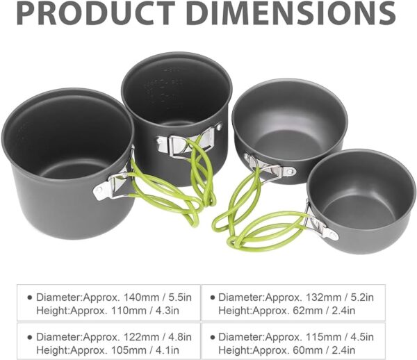 Camping Cooking set DS201 - Image 3