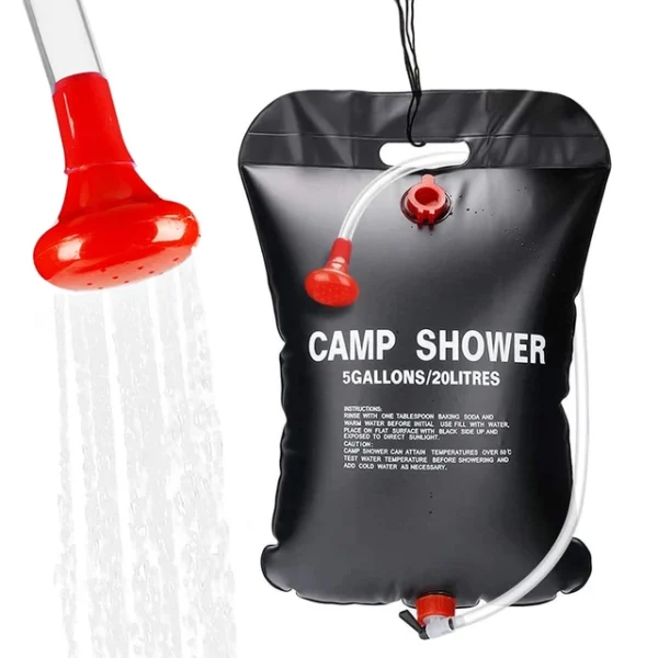 Portable camping shower Bag 20L - Image 5