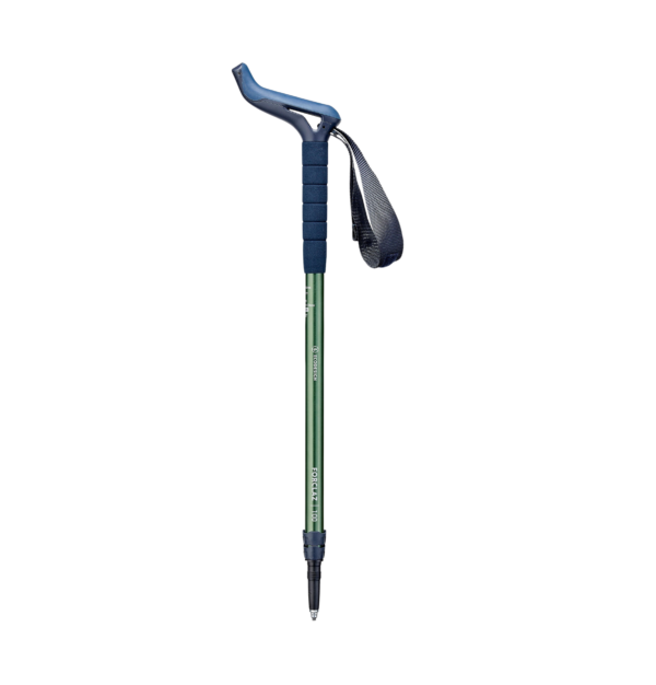 FORCLAZ 1 Hiking Pole - MT100 Ergonomic Green