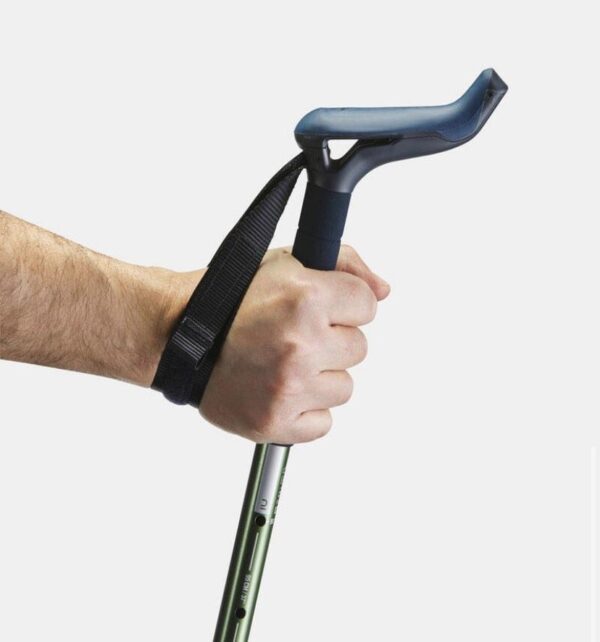 FORCLAZ 1 Hiking Pole - MT100 Ergonomic Green - Image 3