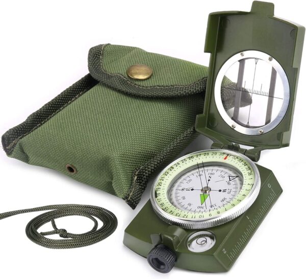 Stainless Steel Military Compass - Image 4