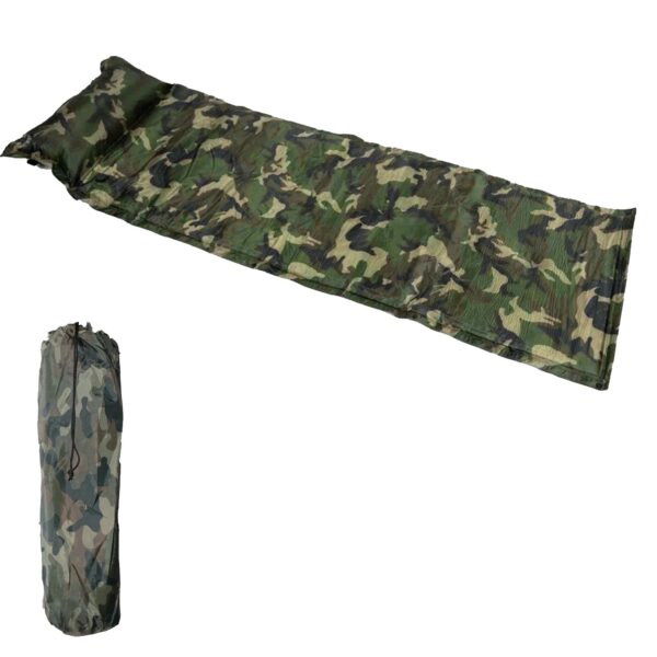 Self Inflatable Single Air Bed Sleeping Mattress - Image 2