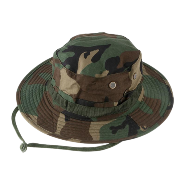 Tactical Hat Woodland Camo