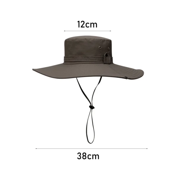 Waterproof Wide Brim Boonie Hat - Image 7