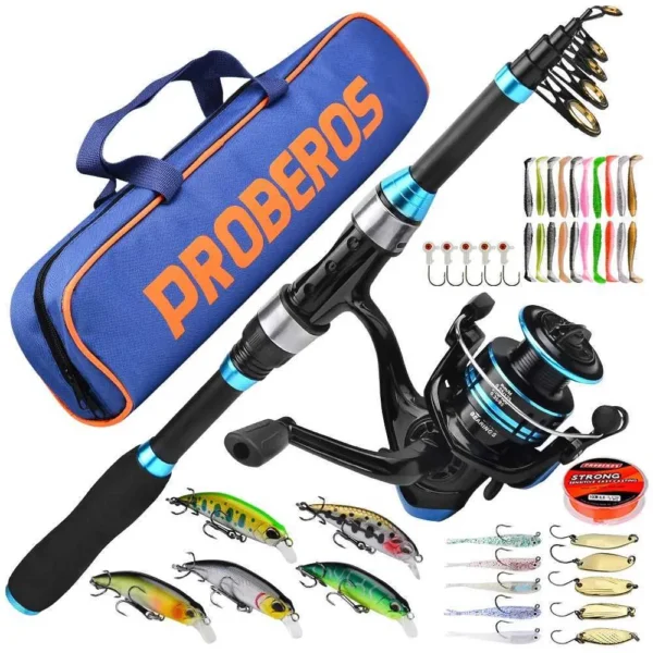 PROBERS Fishing Rod Reel Combo Pack