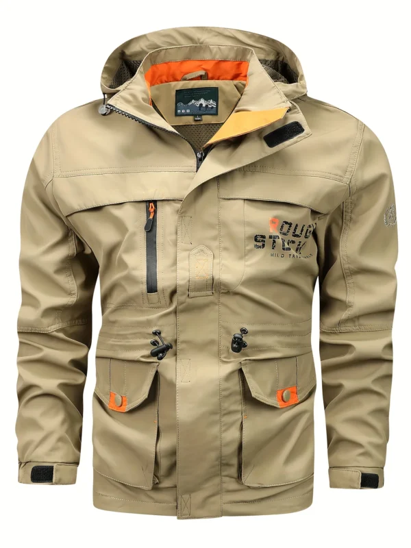 Waterproof Windproof Coat Hooded Jacket - Image 2