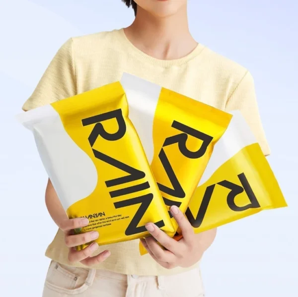 Reusable Raincoat Yellow - Image 3