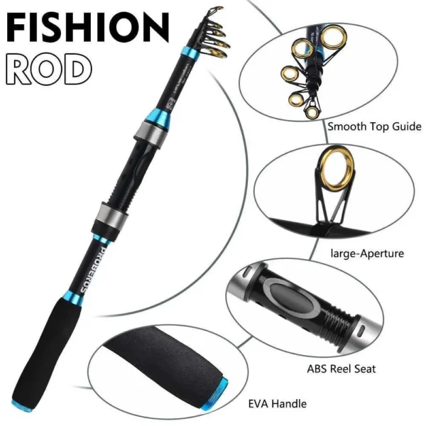 PROBERS Fishing Rod Reel Combo Pack - Image 7
